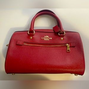 Coach Rowan Red Purse